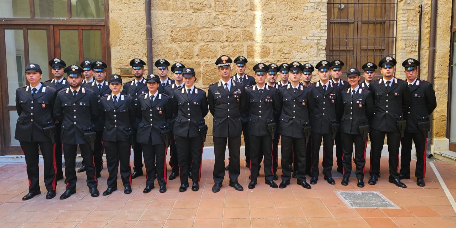 Più sicurezza nell’Agrigentino? Arrivano 25 carabinieri, 2 a Canicattì
