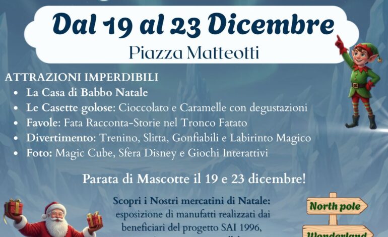 Palma di Montechiaro, sarà festa in piazza con il Regno di Babbo Natale