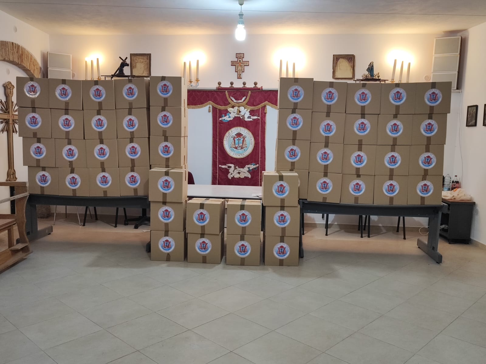 Licata, 50 pacchi spesa ai bisognosi dalla Confraternita san Girolamo della Misericordia