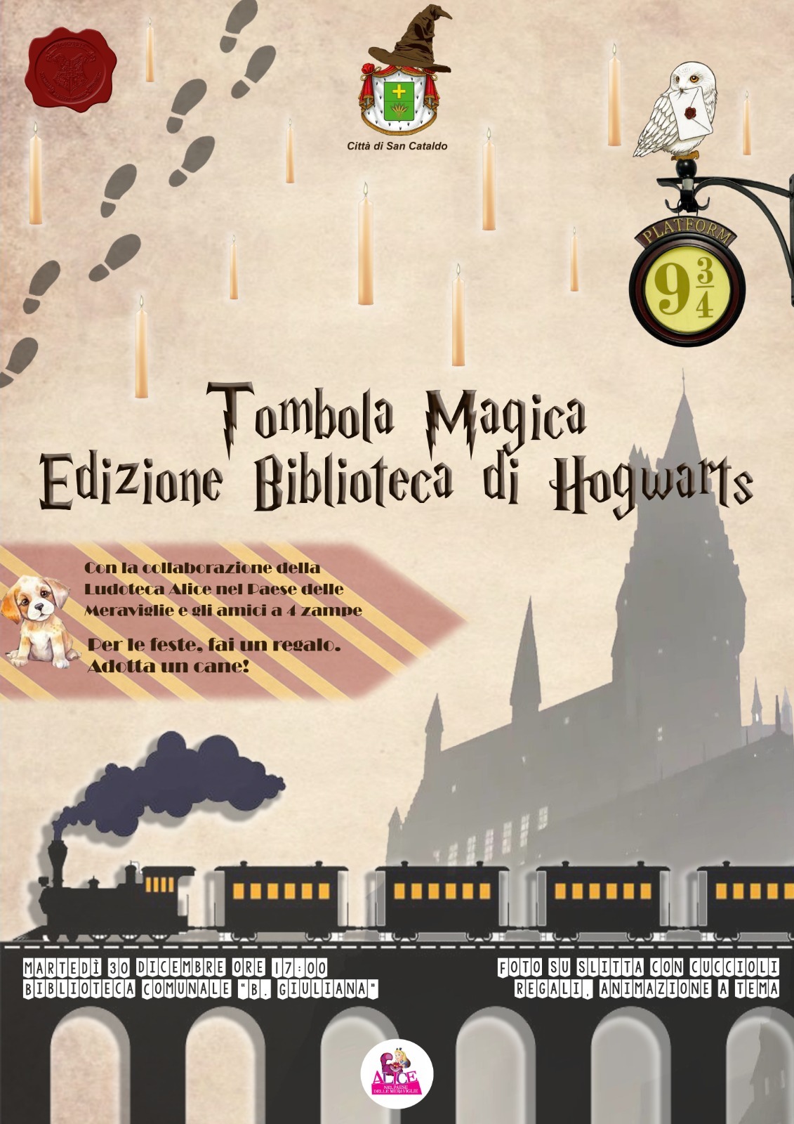 San Cataldo, tutto pronto per 2 appuntamenti speciali. L’appello: Per le feste adottate un cane