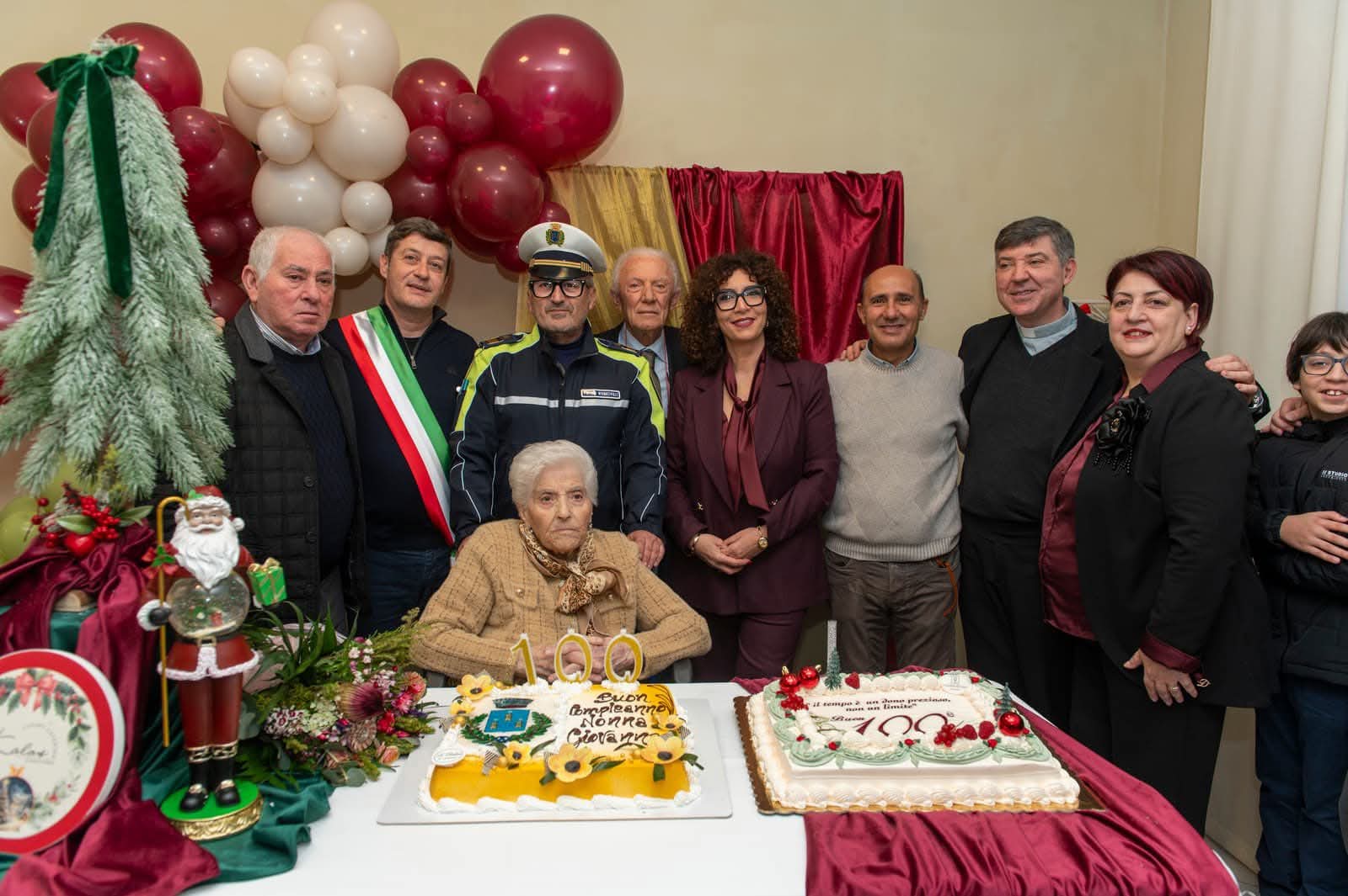 Campobello di Licata. Nonna Giovanna compie 100 anni. Grande festa all’Ipab Sillitti