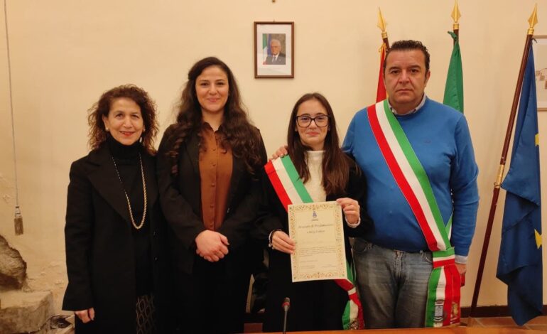 Cammarata, Giorgia Agosta eletta sindaca dei giovanissimi