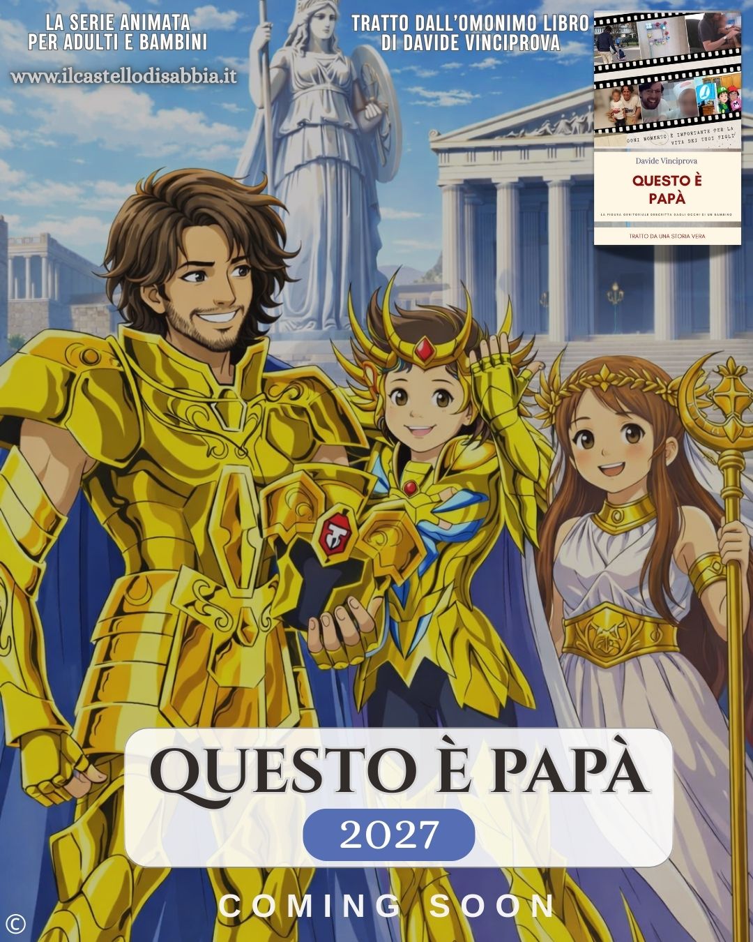 Canicattì, ok alla prima anticipazione della serie animata “Questo è Papà” di Davide Vinciprova