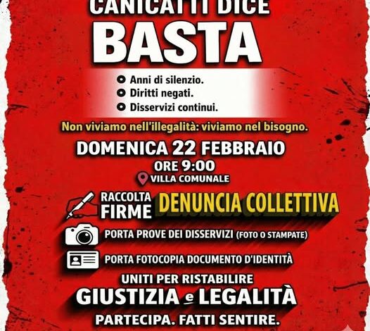 Canicattì dice basta! Al via raccolta firme per denuncia collettiva contro Aica (Video)