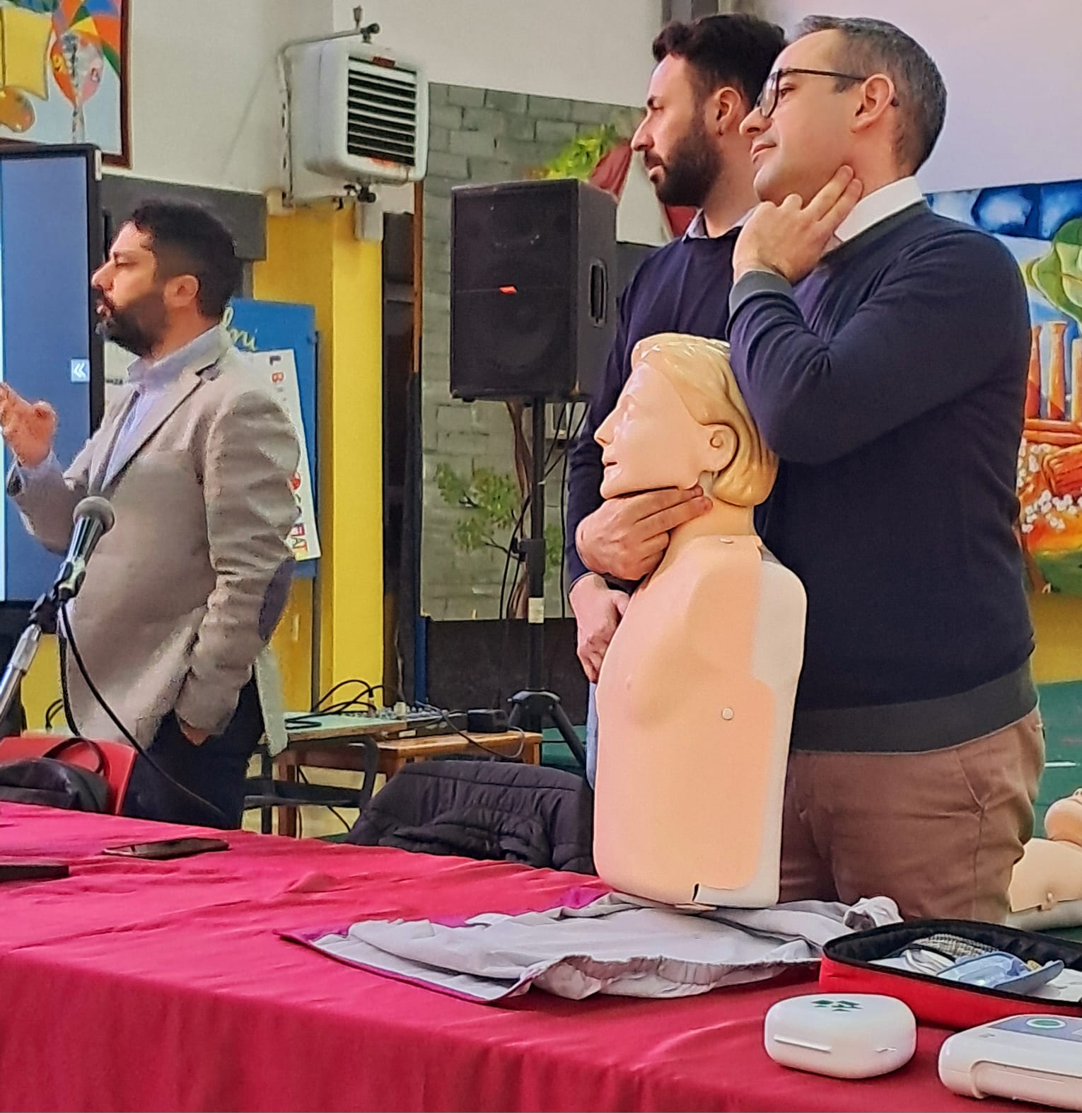 Agrigento, al “Garibaldi” lezione pratica su soccorso e primo intervento