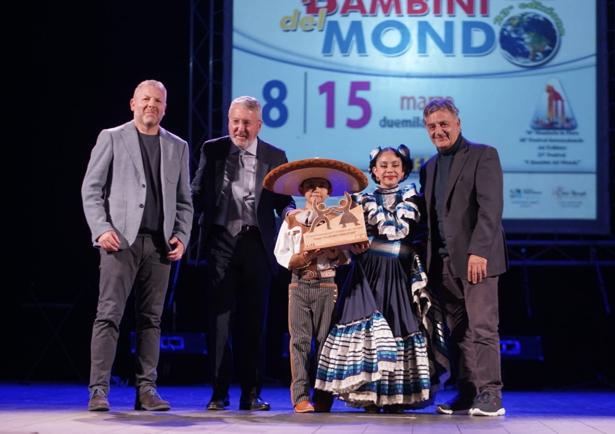 Agrigento, “I Bambini del Mondo”: al gruppo del Messico il premio Claudio Criscenzo