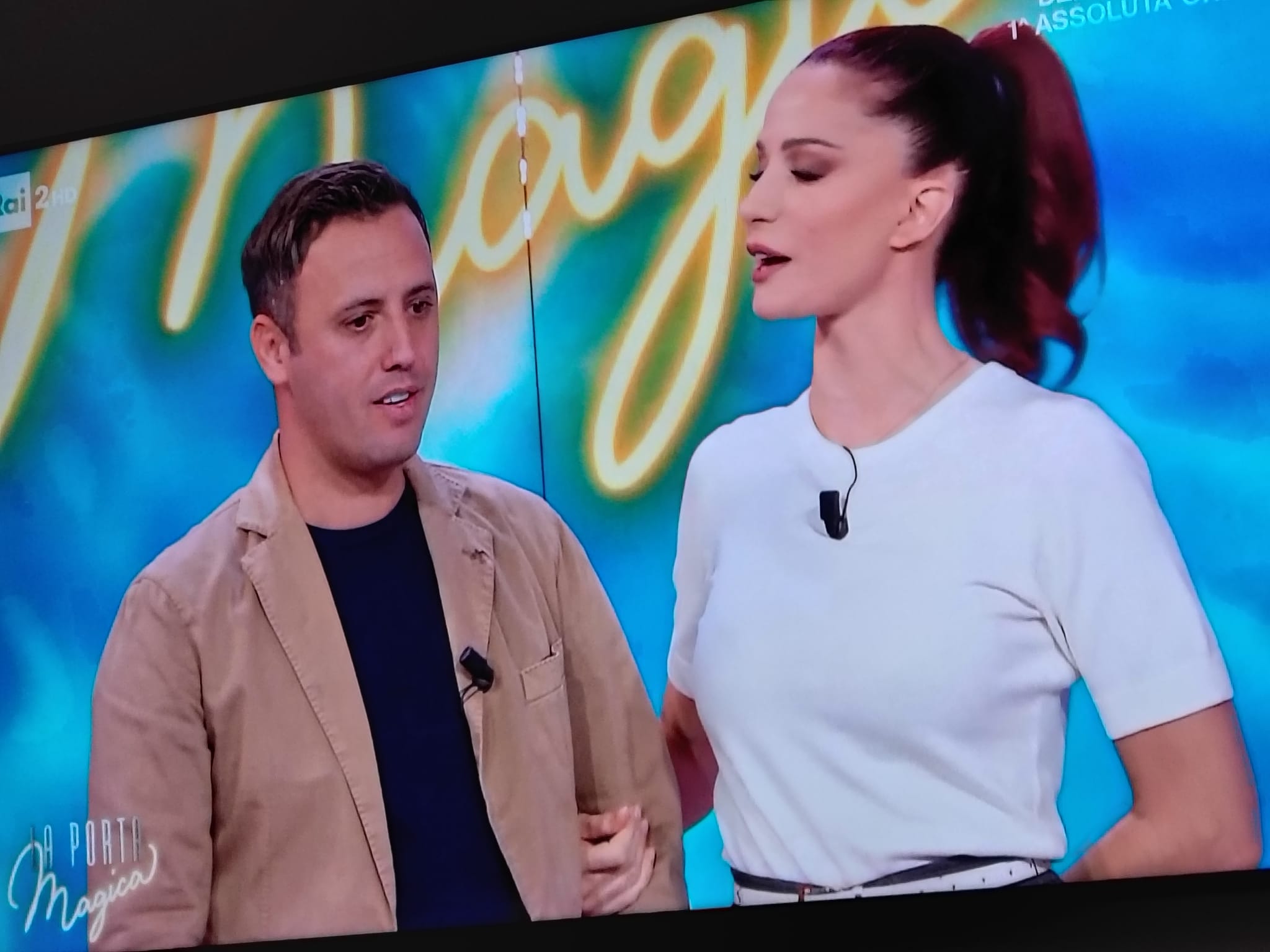 Canicattì, l’attore Angelo Maria Sferrazza ospite della trasmissione La Porta Magica di Rai 2