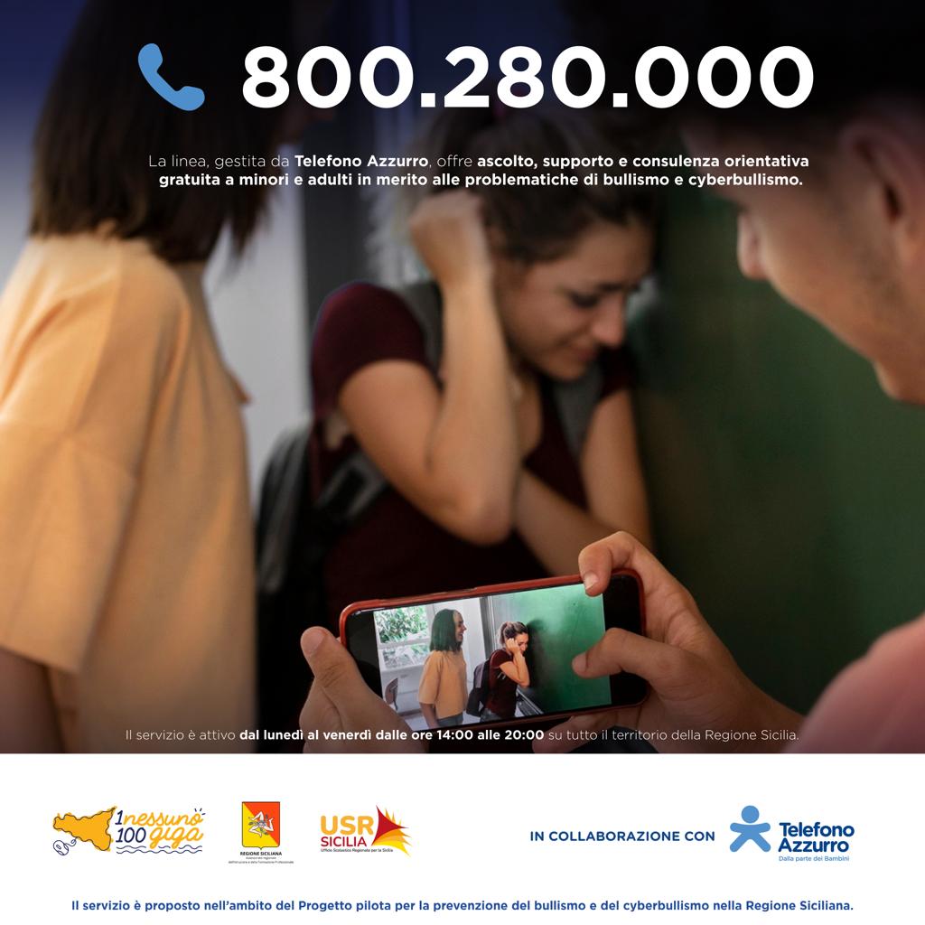 Scuola, in Sicilia attivo un numero verde contro il bullismo.