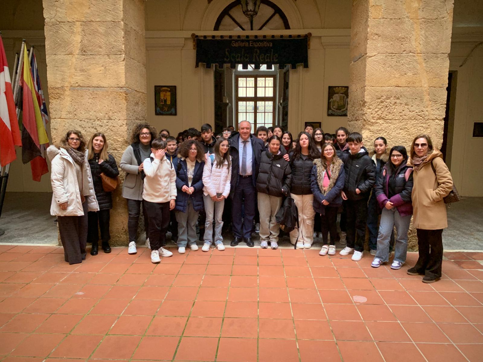 Agrigento, gli studenti del Federico II in visita al Palazzo della Provincia