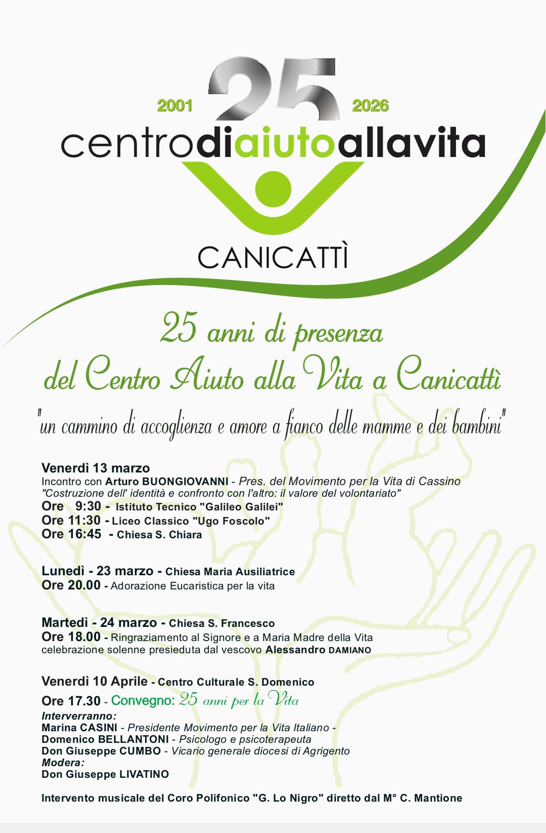 A Canicattì la presidente del Movimento per la Vita italiano per i 25 anni del Cav