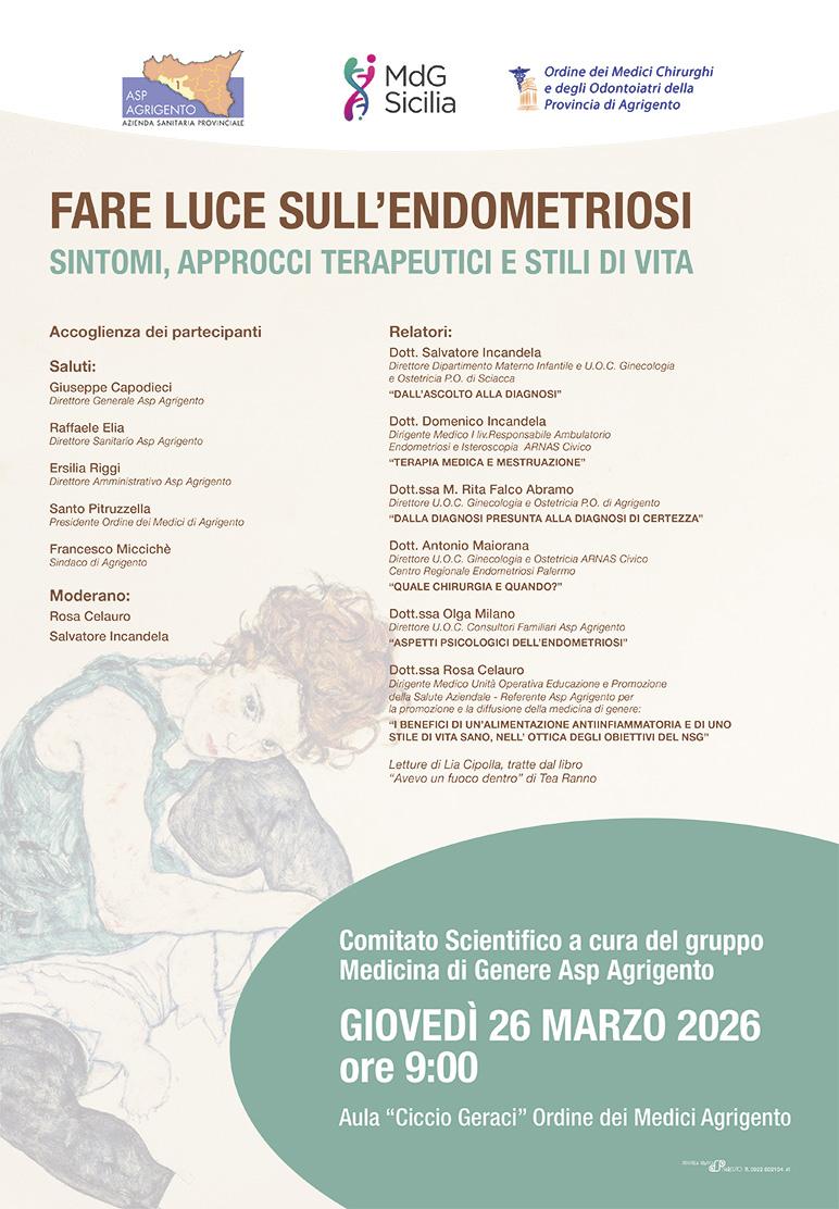 “Fare luce sull’Endometriosi”, domani ad Agrigento specialisti a confronto