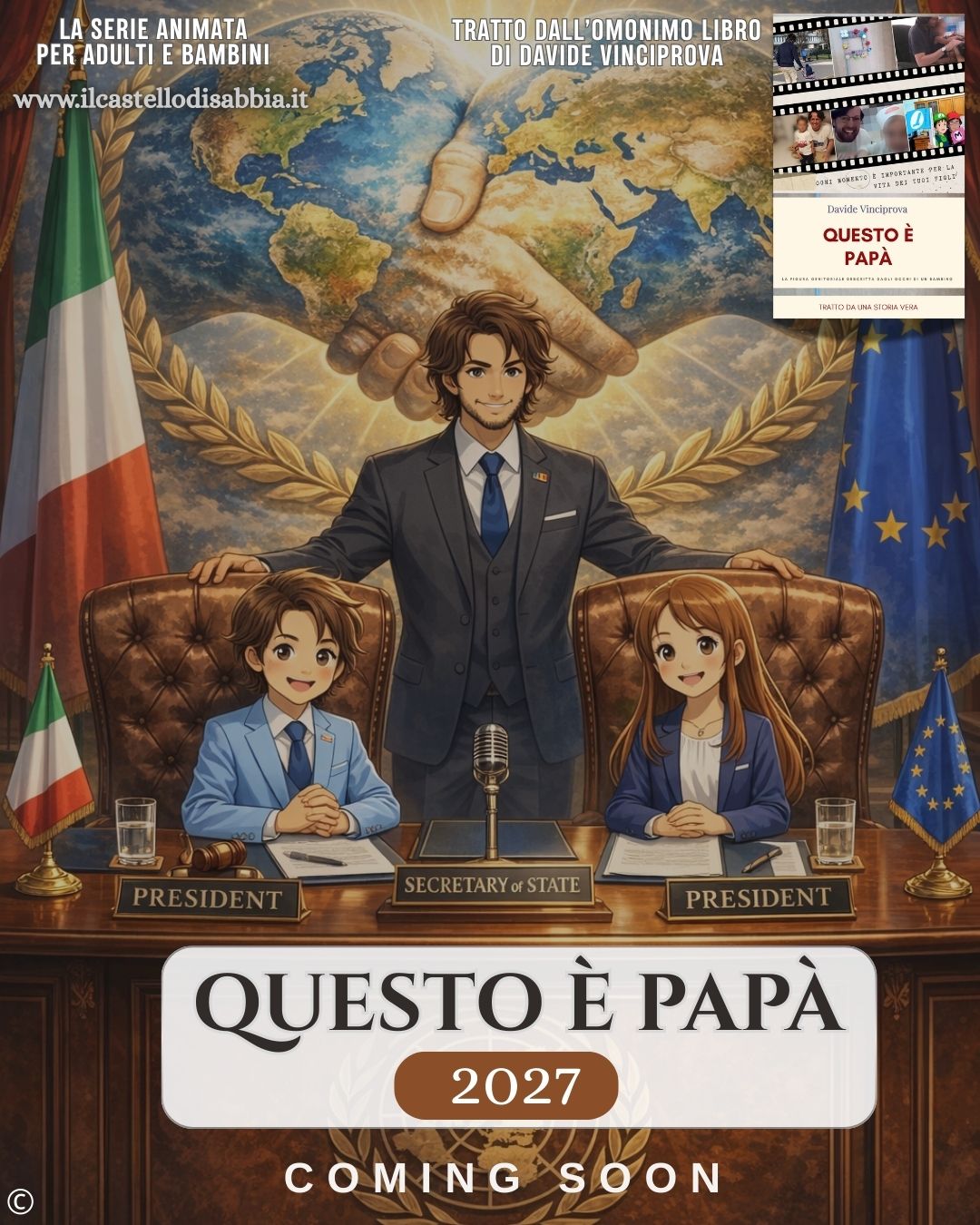 Cultura e impegno civile internazionale nel nuovo capitolo della serie animata “Questo è papà” di Davide Vinciprova