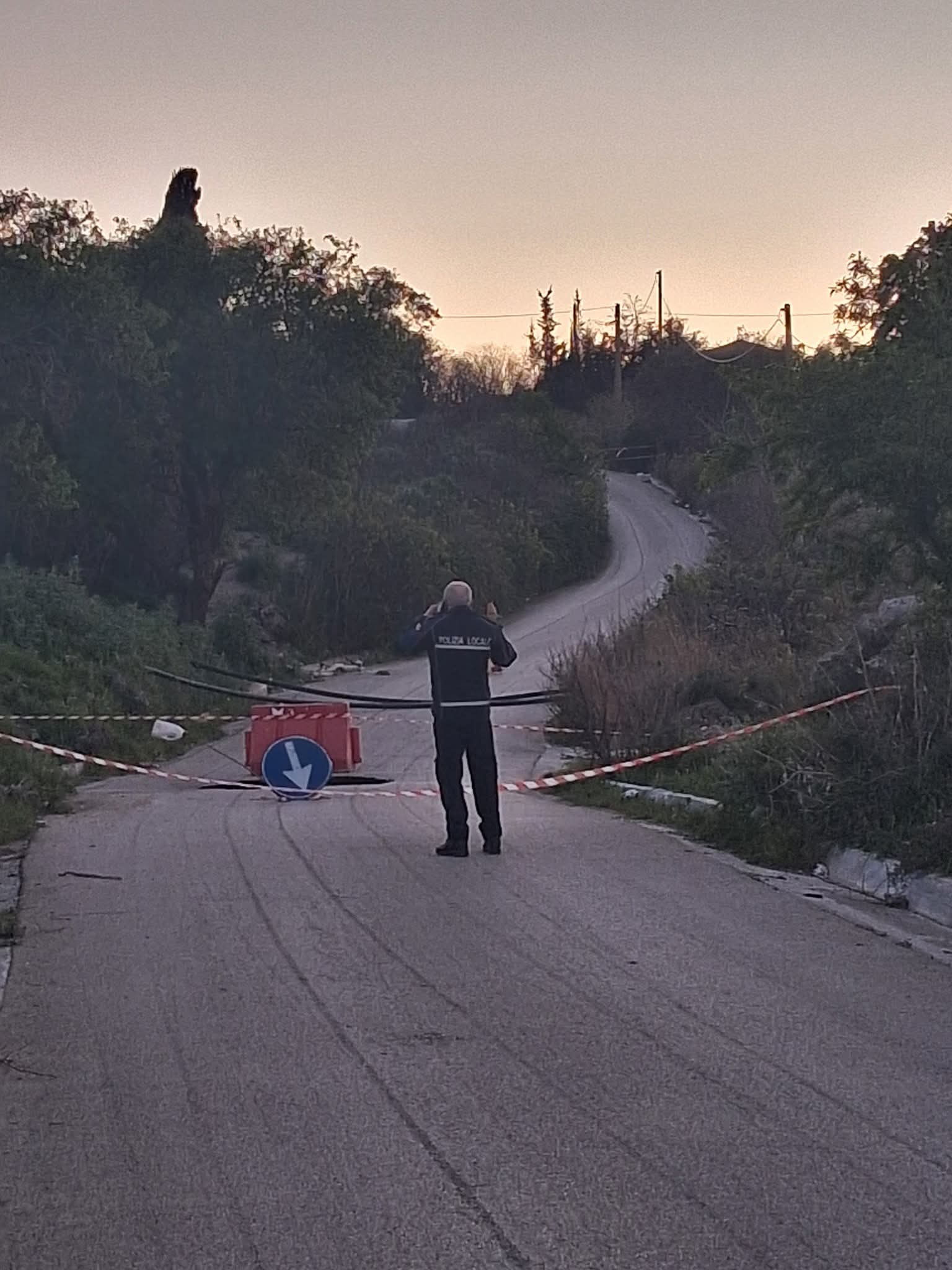 Canicattì, chiusa la strada Grotticelli/Pidocchio