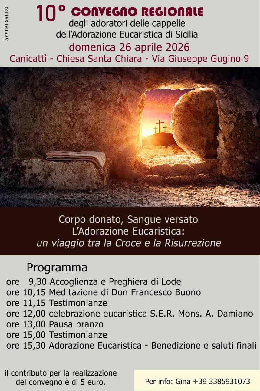 A Canicattì il convegno regionale degli adoratori siciliani