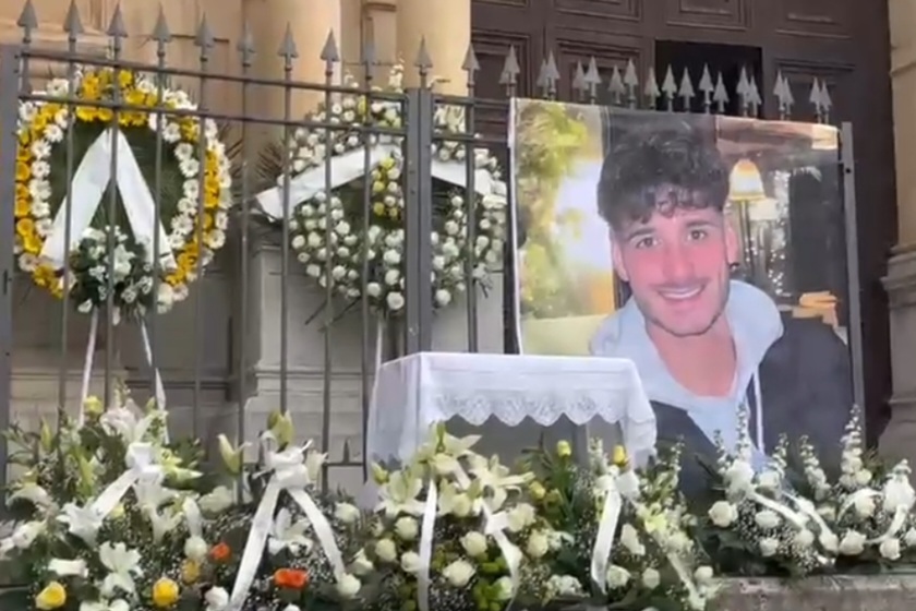 Favara, l’ultimo saluto a Gabriele Vaccaro (Video)