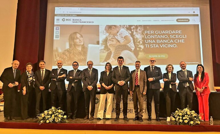 Banca San Francesco. Bilancio 2025 con utile da oltre 3 milioni. Rinnovato il Cda