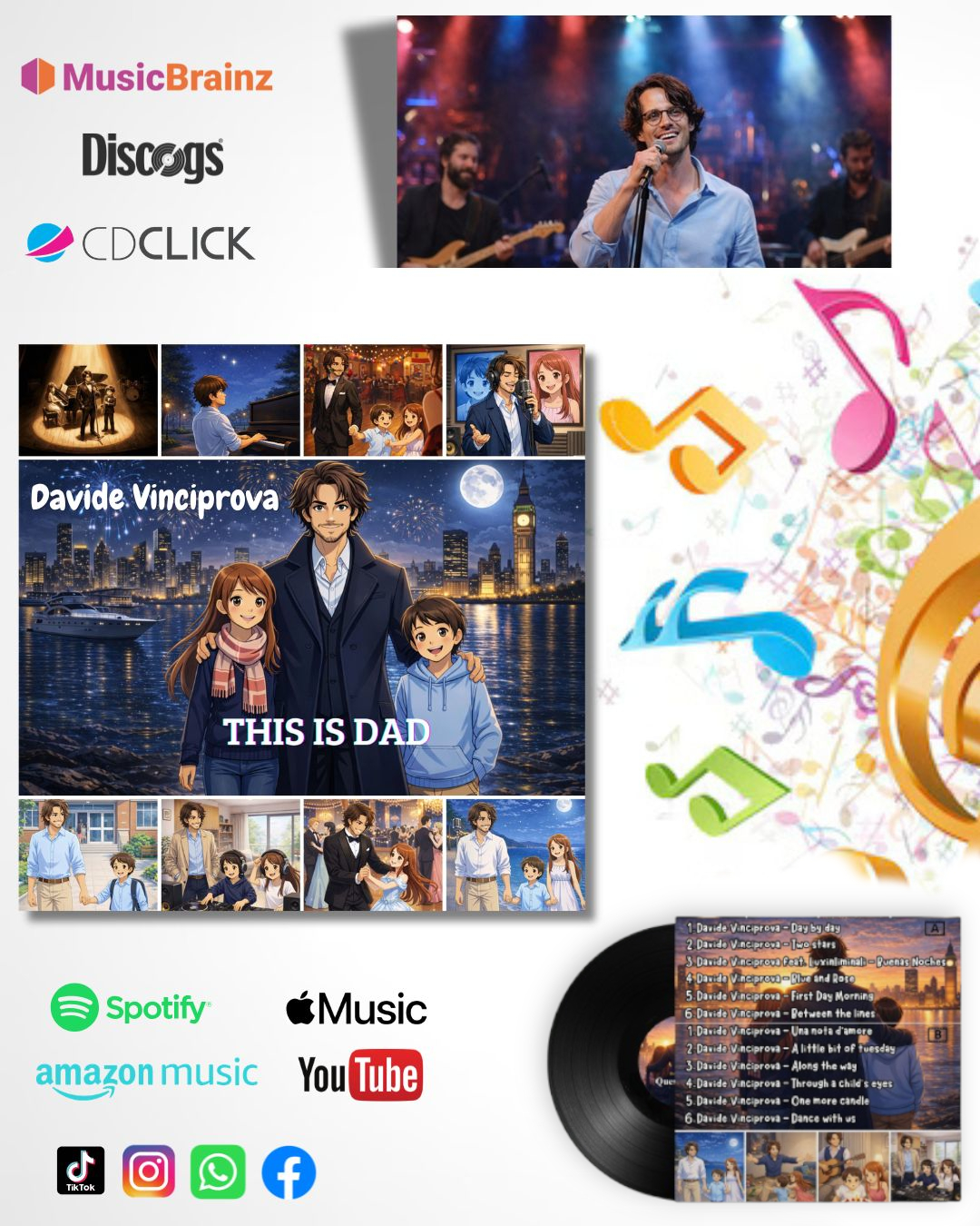 “This is Dad”: il primo album del canicattinese Davide Vinciprova pronto a conquistare il pubblico