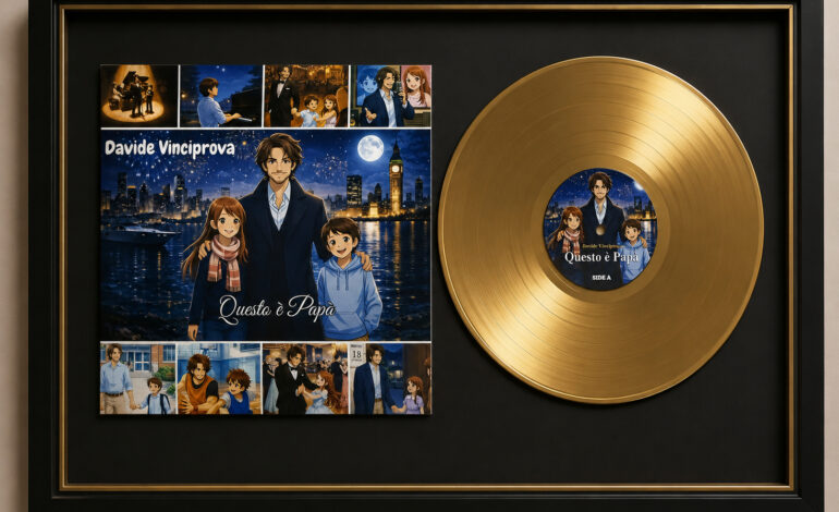 This is Dad del Cantautore Davide Vinciprova diventa disco d’oro