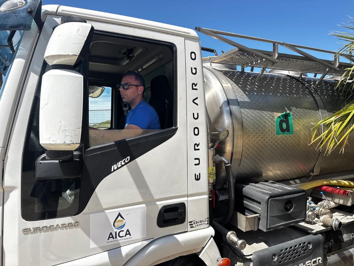Servizio autobotti, Aica attiva sistema automatizzato prenotazioni al numero 0922441539.