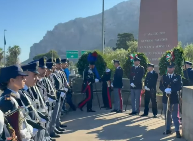 Strage di Capaci, la commemorazione sull’A29 (Video)