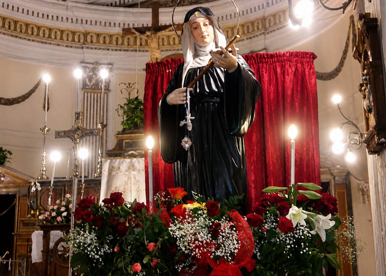 Canicattì, festa di Santa Rita: fede, preghiera e tradizione nella chiesa San Biagio