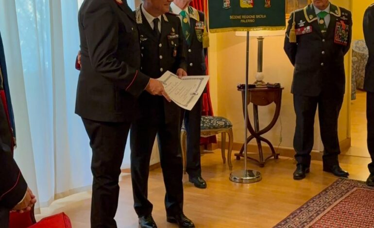 A Palermo la cerimonia di consegna della Medaglia Mauriziana ai militari dell’Arma.