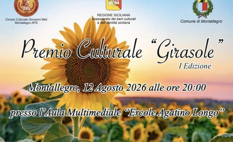 Montallegro. Premio Culturale “Girasole”: premiate le eccellenze della Sicilia