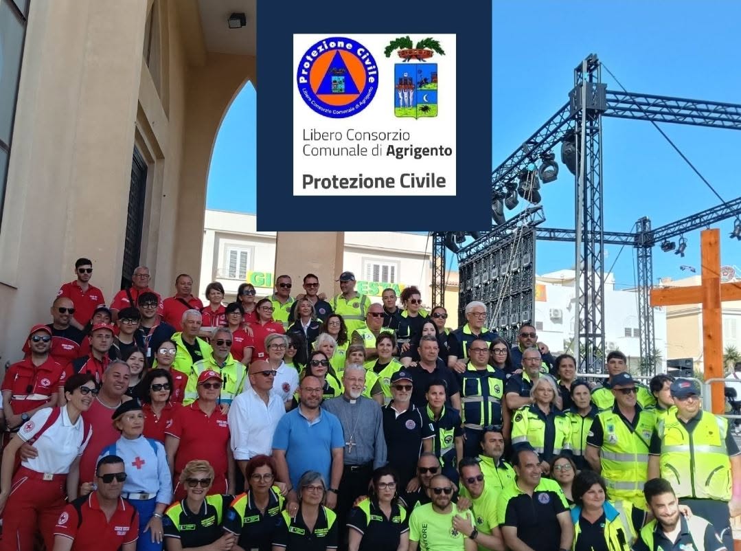 Lampedusa. Visita Papa Leone. Già attivo il servizio di protezione civile del Libero Consorzio