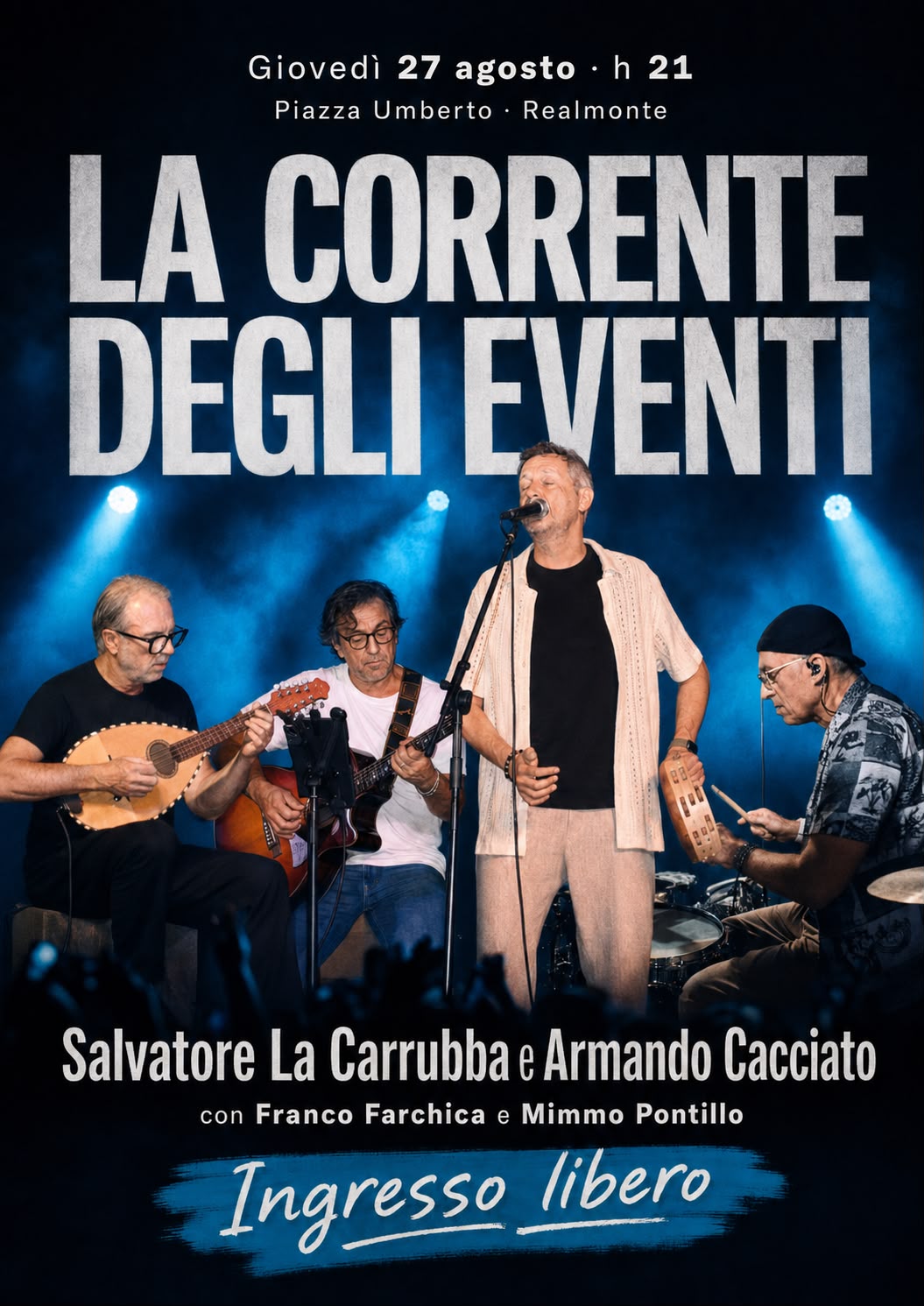 A Realmonte “La Corrente degli Eventi”: musica e tradizione in Piazza Umberto