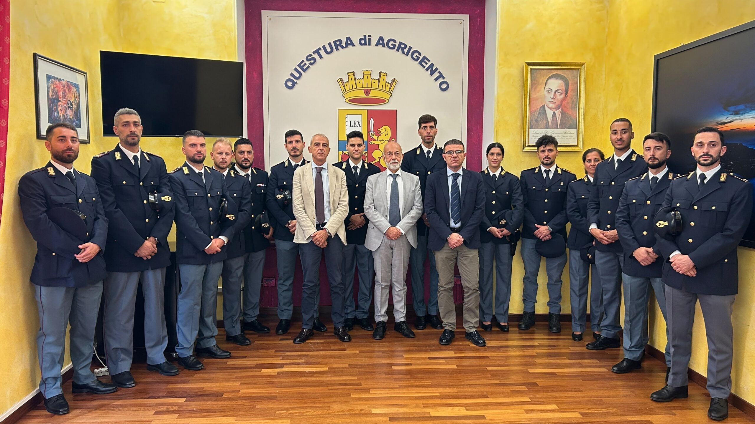Agrigento, quindici nuovi poliziotti in servizio in provincia. Quattro assegnati a Canicattì