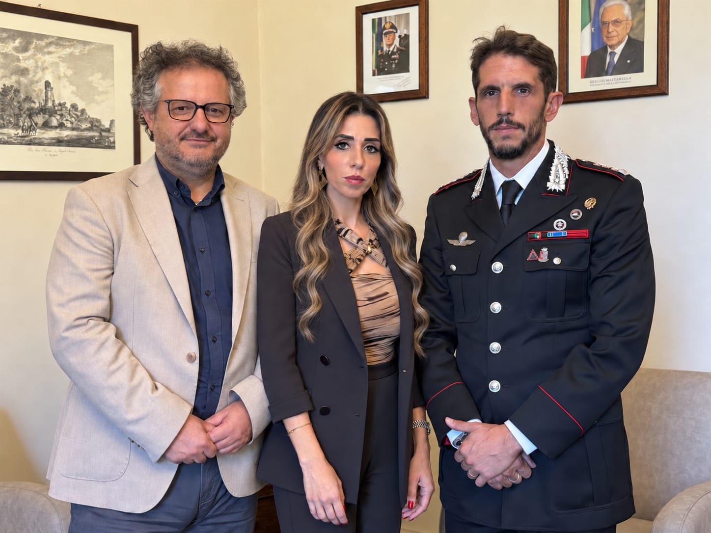 I vertici di AICA accolti dal nuovo Comandante provinciale dei Carabinieri Federico Palmieri