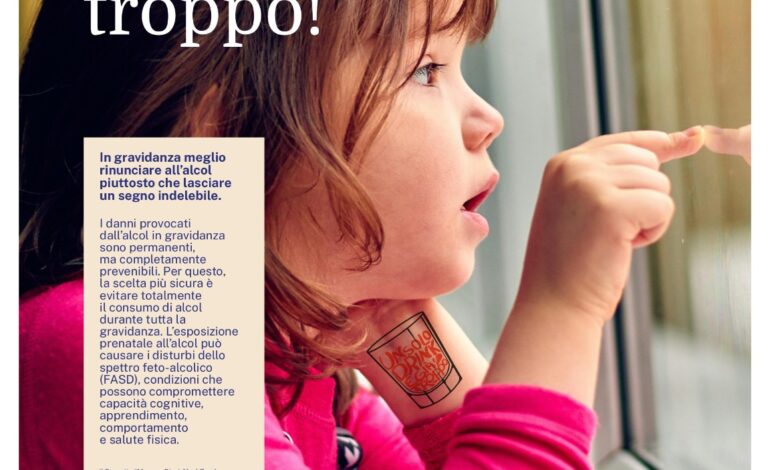Alcol e gravidanza, una campagna di sensibilizzazione per le gestanti