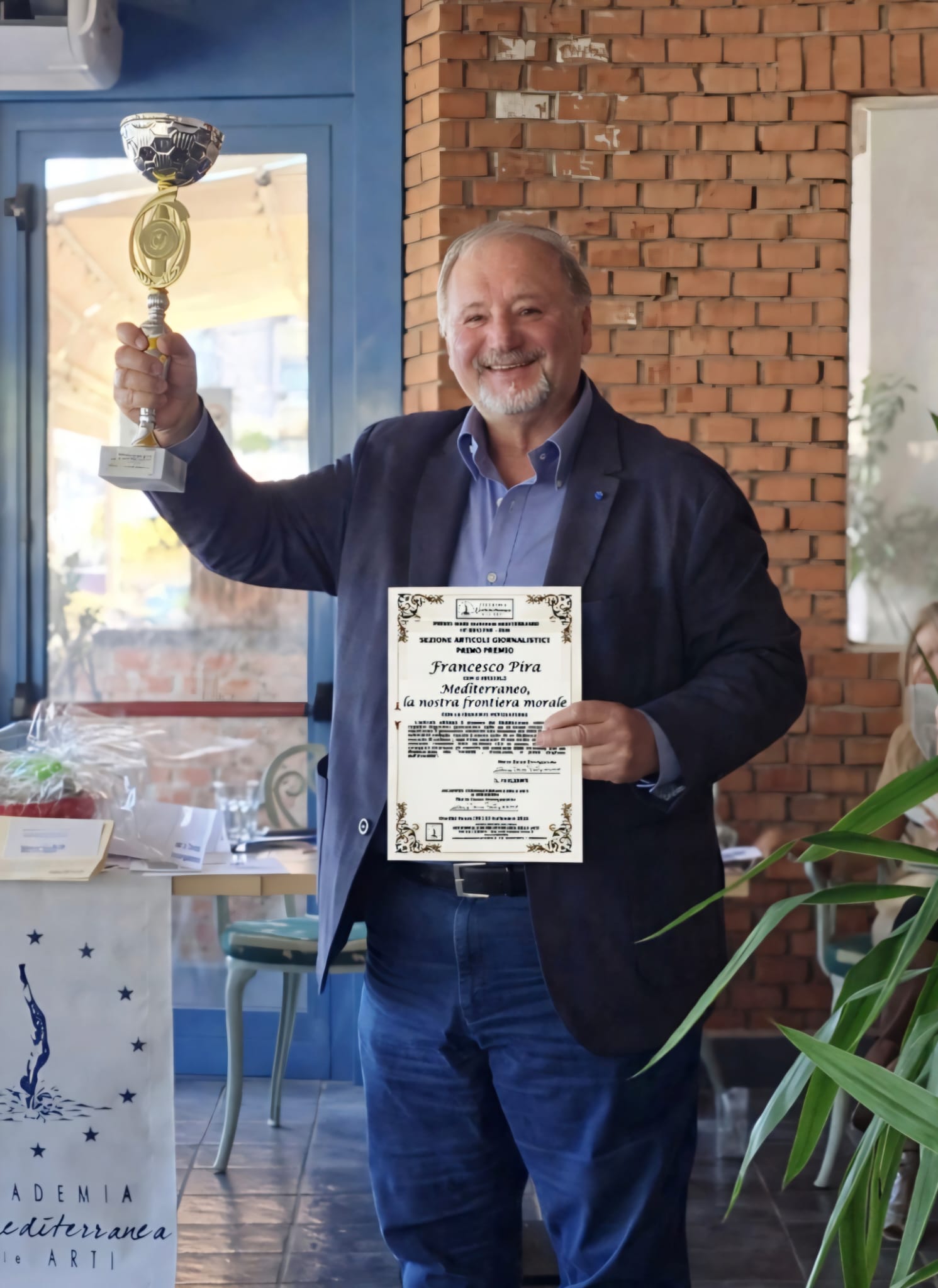 Giardini Naxos,  Francesco Pira si aggiudica il I° Premio “Mare Nostrum 2026”