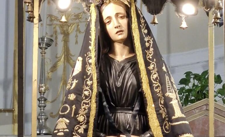 Fede e tradizione, Canicattì celebra la Madonna Addolorata. Il programma